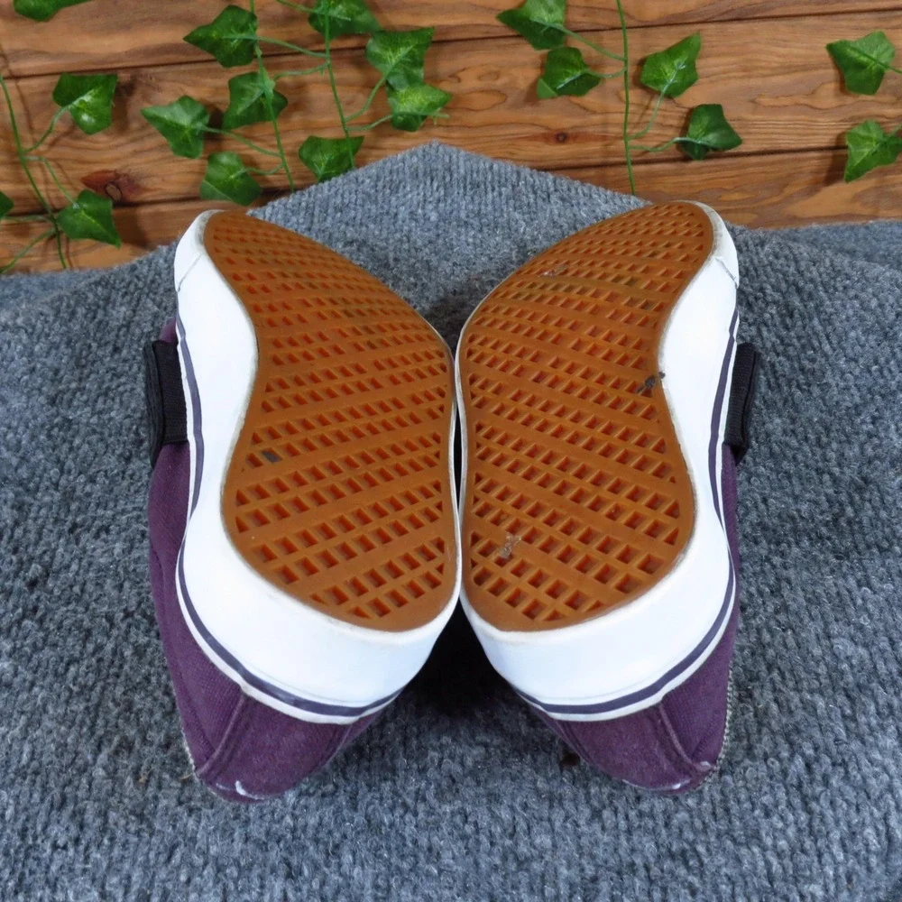 PUMA El Rey Women‎ Casual Slip On Sneakers Size 7.5 Walking Purple Fabric Canvas
